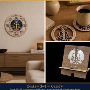 Zestaw 3w1 czakry aranzacja