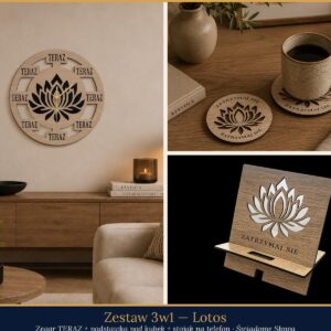 Zestaw 3w1 lotos aranzacja