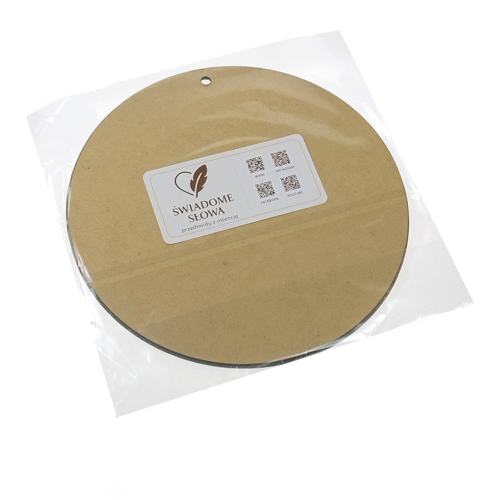 Obraz Ścienny Drewniany ODPUŚĆ Lotos, grawerowany 25 cm - obrazek 5