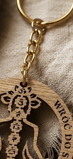 Breloczek drewniany CZAKRY Wróć do siebie | handmade | Produkt Polski - obrazek 5