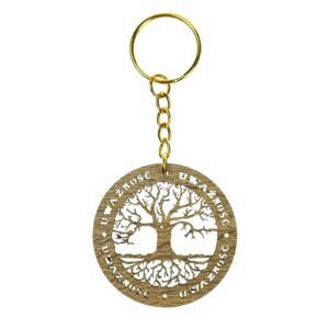 Breloczek drewniany DRZEWO ŻYCIA Uważność | handmade | Produkt Polski
