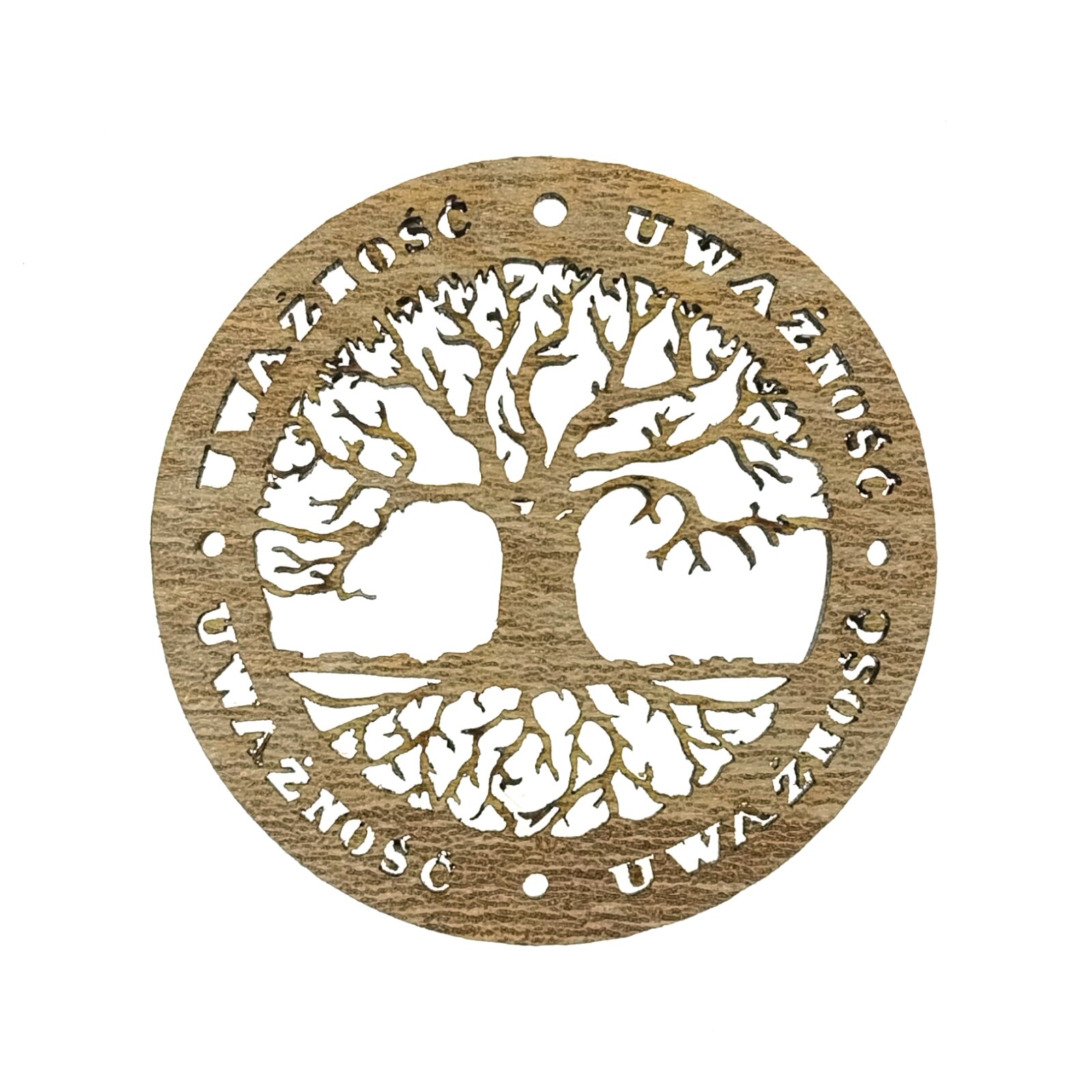 Breloczek drewniany DRZEWO ŻYCIA Uważność | handmade | Produkt Polski - obrazek 6
